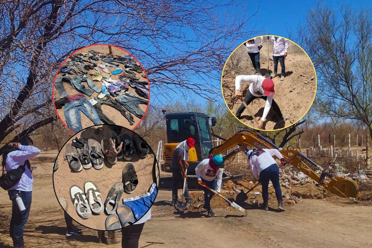 Hallazgo de cadáveres, ropa y cartuchos de armas en zona rural de Hermosillo es investigado por la FGJES; el sitio había sido ocupado por un grupo armado, que fue “ahuyentado” por las autoridades el año pasado