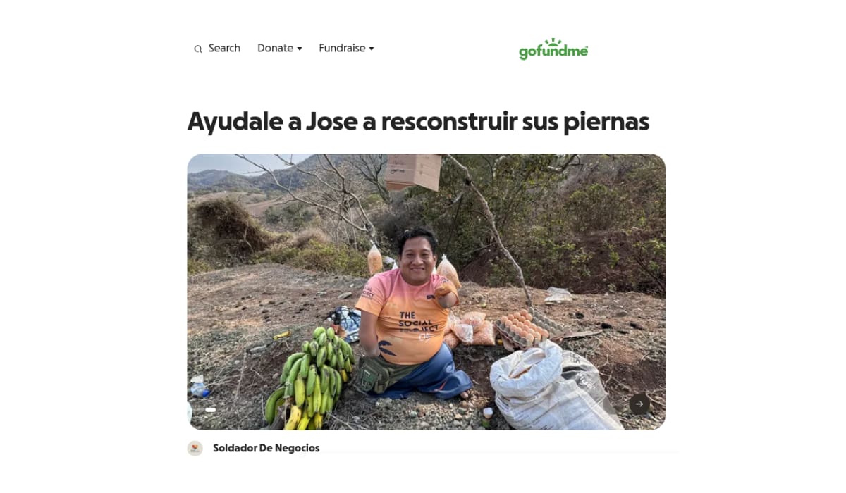 Imagen tomada de GoFundMe. /https://www.gofundme.com/f/2ra89-jose-vera?utm_campaign=fp_sharesheet&utm_content=amp17_td&utm_medium=customer&utm_source=copy_link&lang=en_US