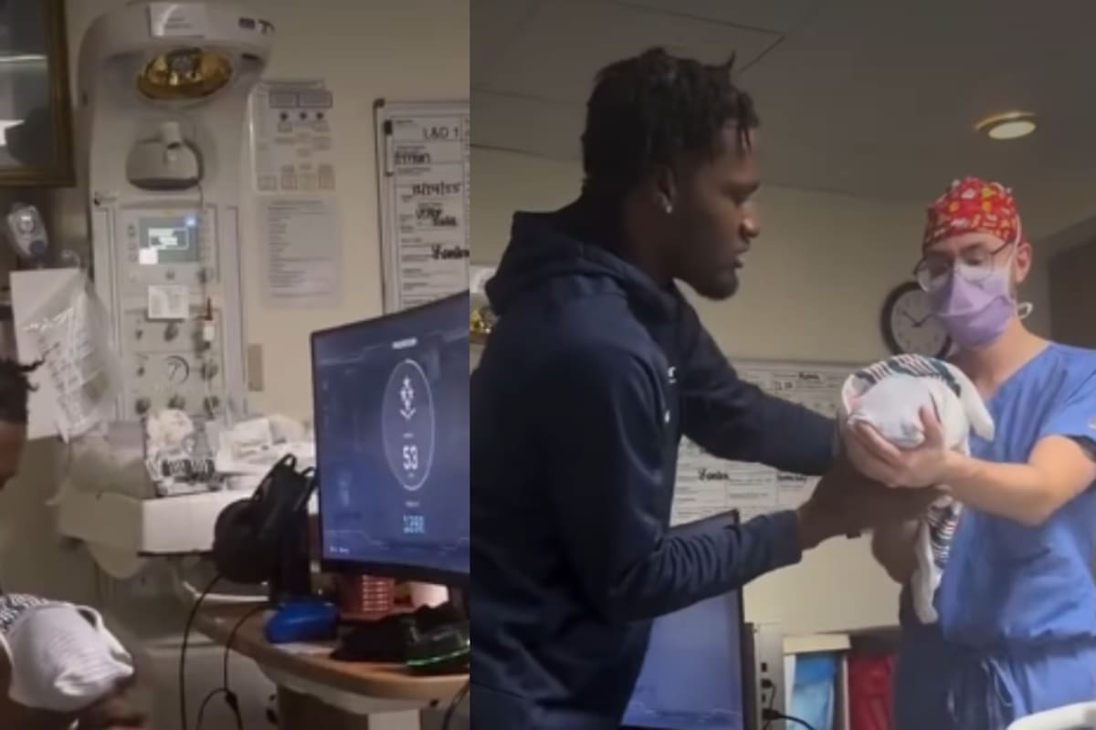 “La mujer debe salir de ahí”: hombre causa polémica al llevar su computadora gamer al hospital mientras su esposa da a luz