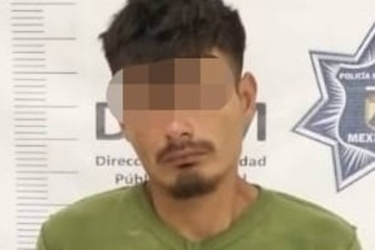 Amenaza a mujer con pistola de utilería y lo arresta la Policía