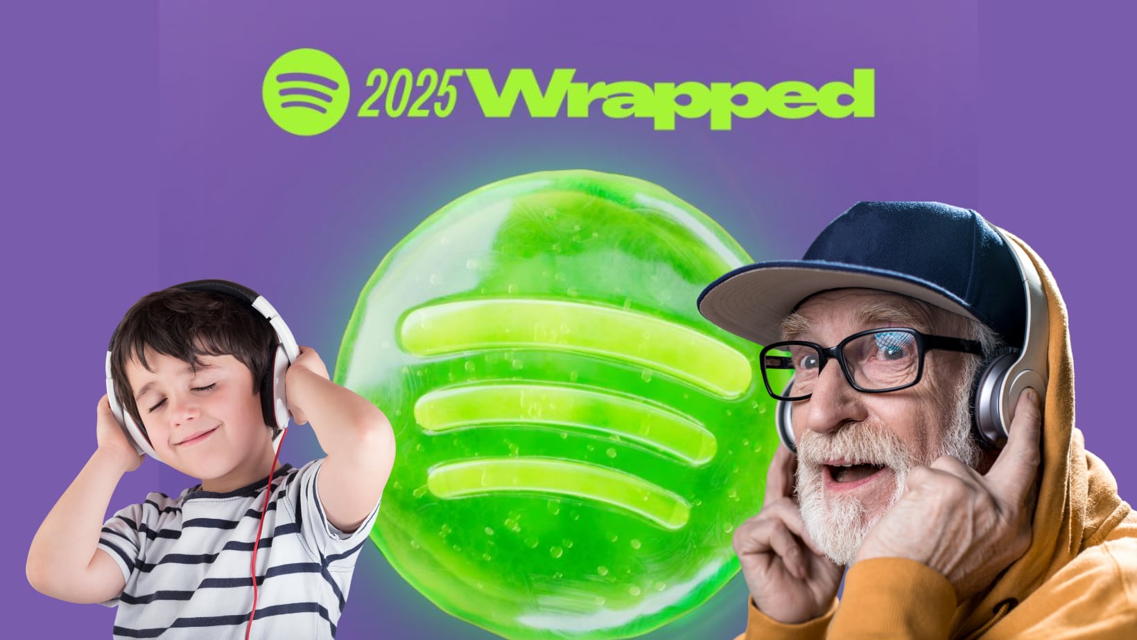 Spotify Wrapped 2025: lo que debes saber sobre tu edad musical, tus favoritos del año y cómo compartirlos. Foto: Spotify, Canvas