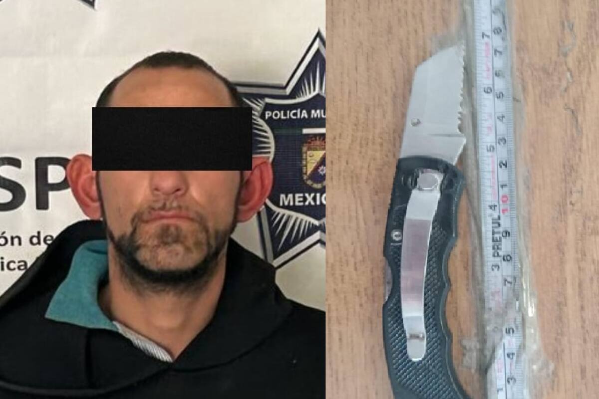 Hombre con orden de aprehensión por robo de vehículo es capturado con un arma prohibida