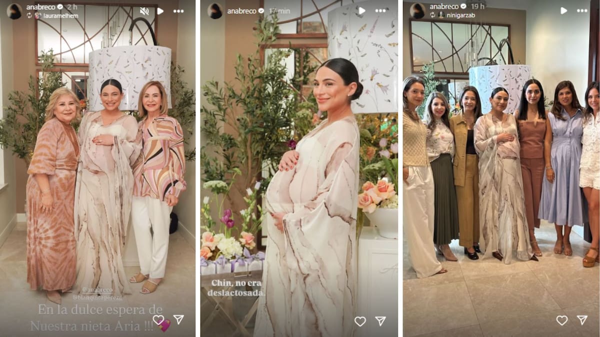 Ana Brenda realizó un baby shower en honor a su hija Aria | Captura de pantalla Instagram (@anabreco)