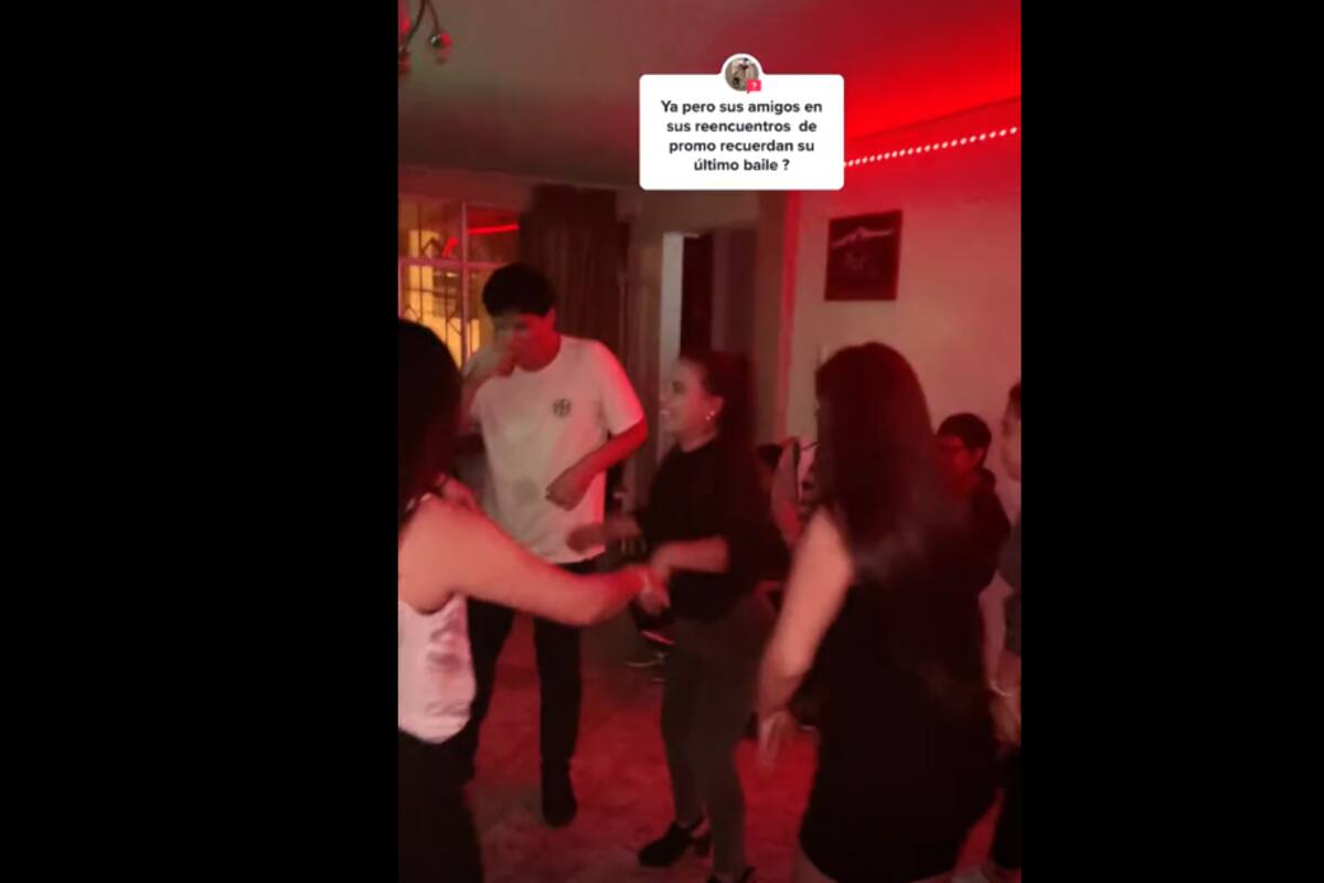 TIKTOK VIDEO: Jóvenes festejan reencuentro y recuerdan el baile típico de su escuela