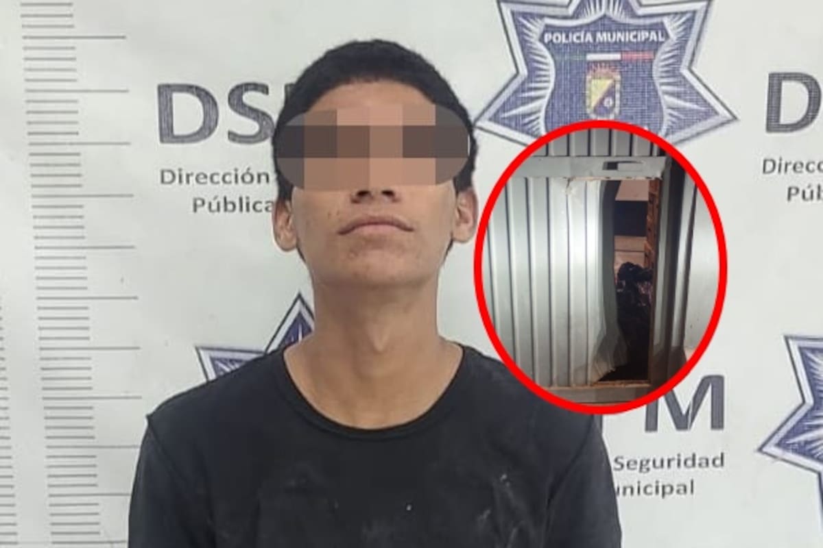 Lo sorprenden saliendo por la puerta trasera de una tienda y lo relacionan con otros robos