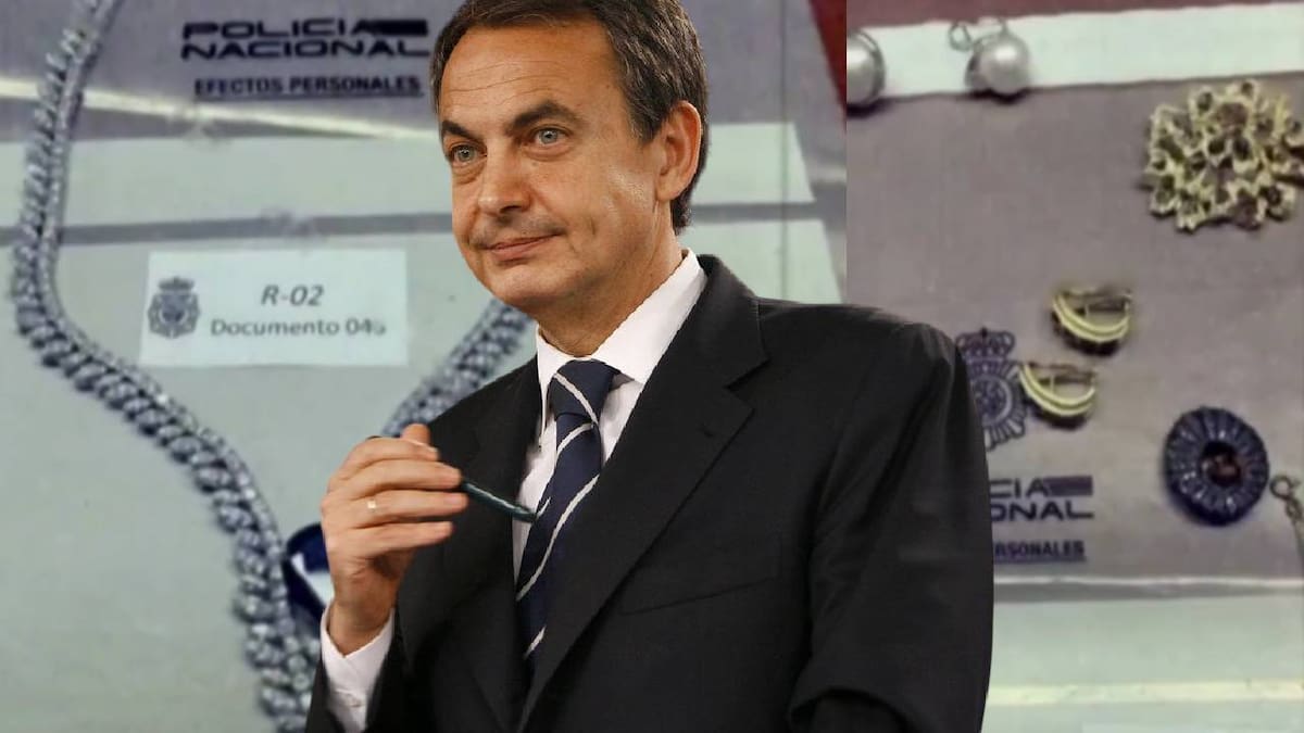 Collares con lujosas piedras preciosas, relojes de alta gama, cajas fuertes y documentos, parte de los hallazgos encontrados a expresidente español José Luis Rodríguez Zapatero