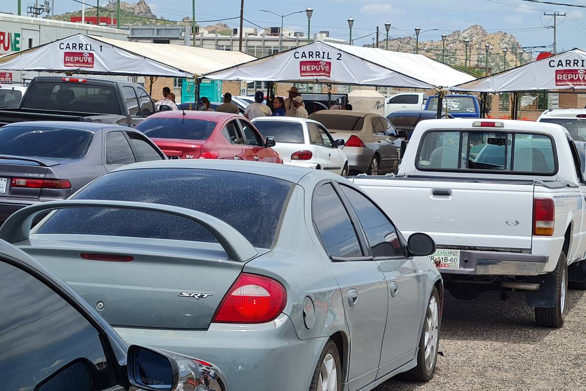Estiman cerrar septiembre con 200 mil autos regularizados en Sonora