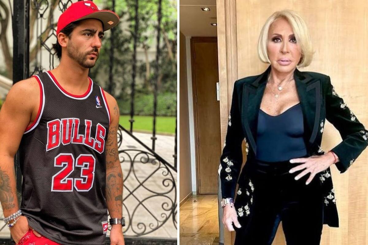 Laura Bozzo y Luis "Potro" Caballero se dan un beso en La casa de los famosos