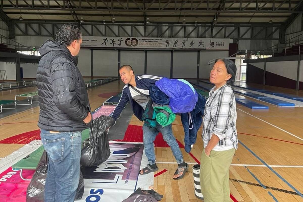 Refugios temporales reciben a primeros afectados por lluvias en Tijuana