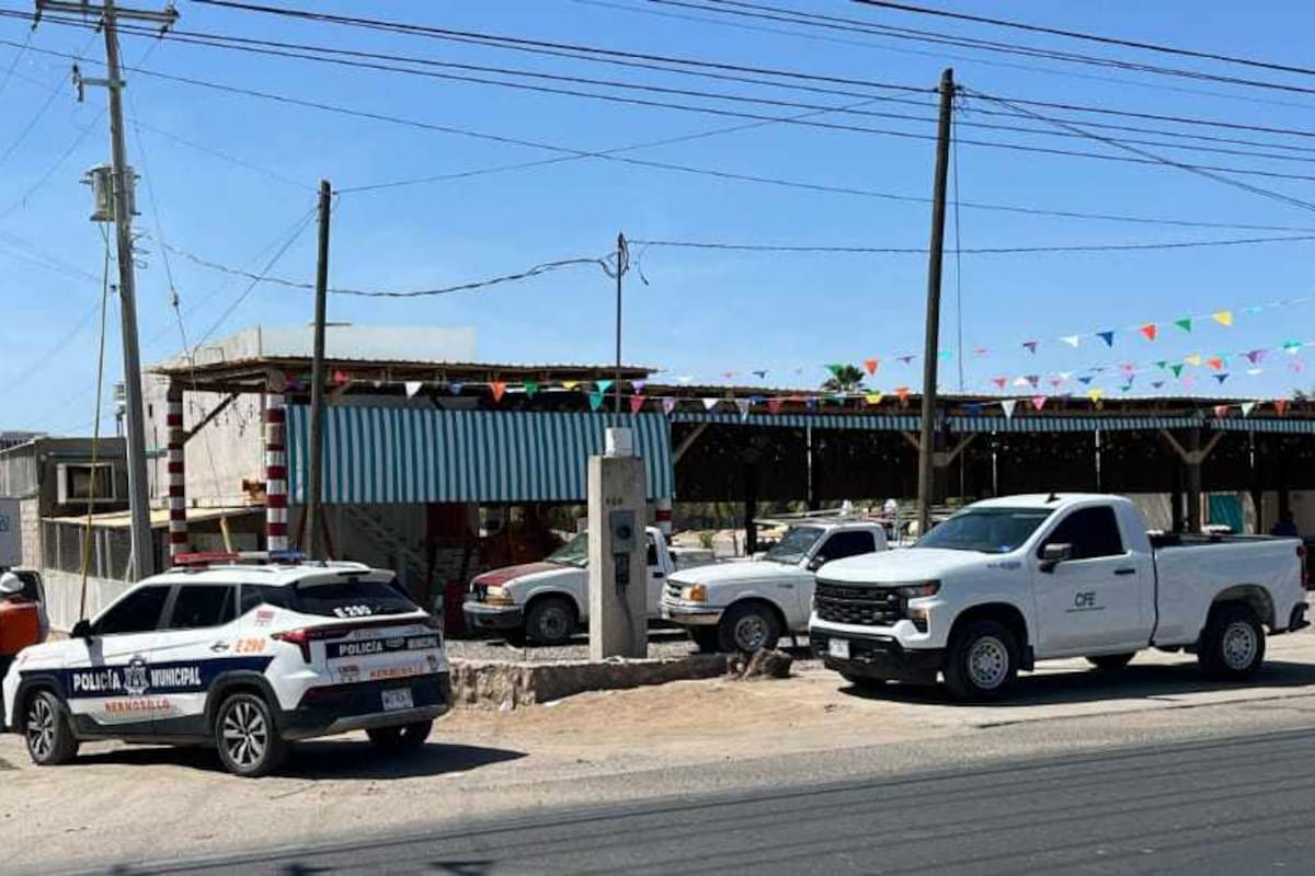 Detectan conexión de electricidad irregular en negocio de mariscos