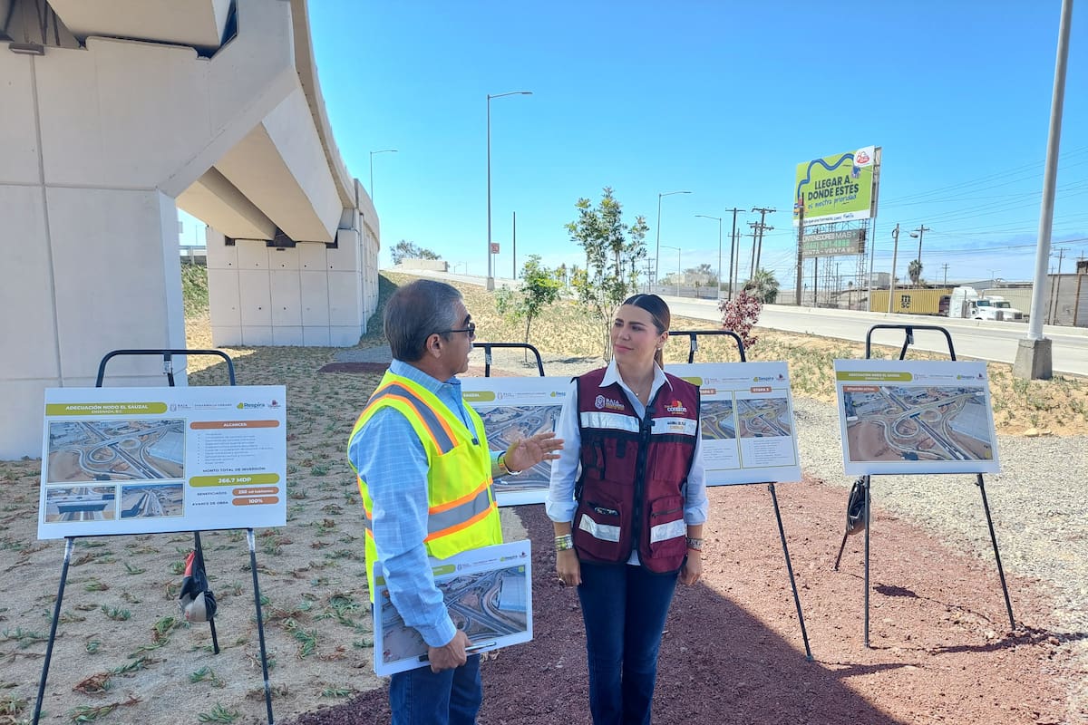 Gobernadora inaugura Nodo El Sauzal