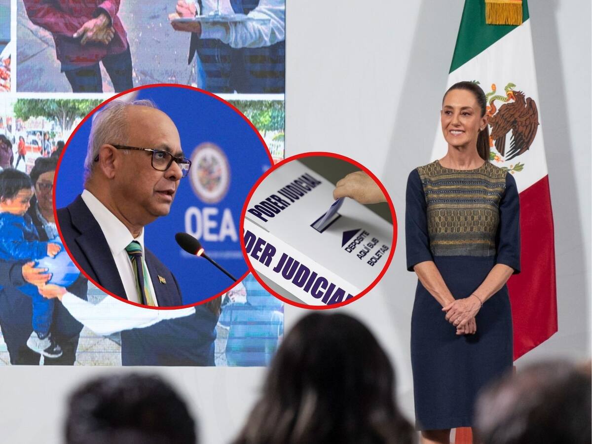 ARCHIVO. Sheinbaum descarta que México salga de la OEA pese a informe crítico sobre elección judicial. | BANCO DIGITAL GH