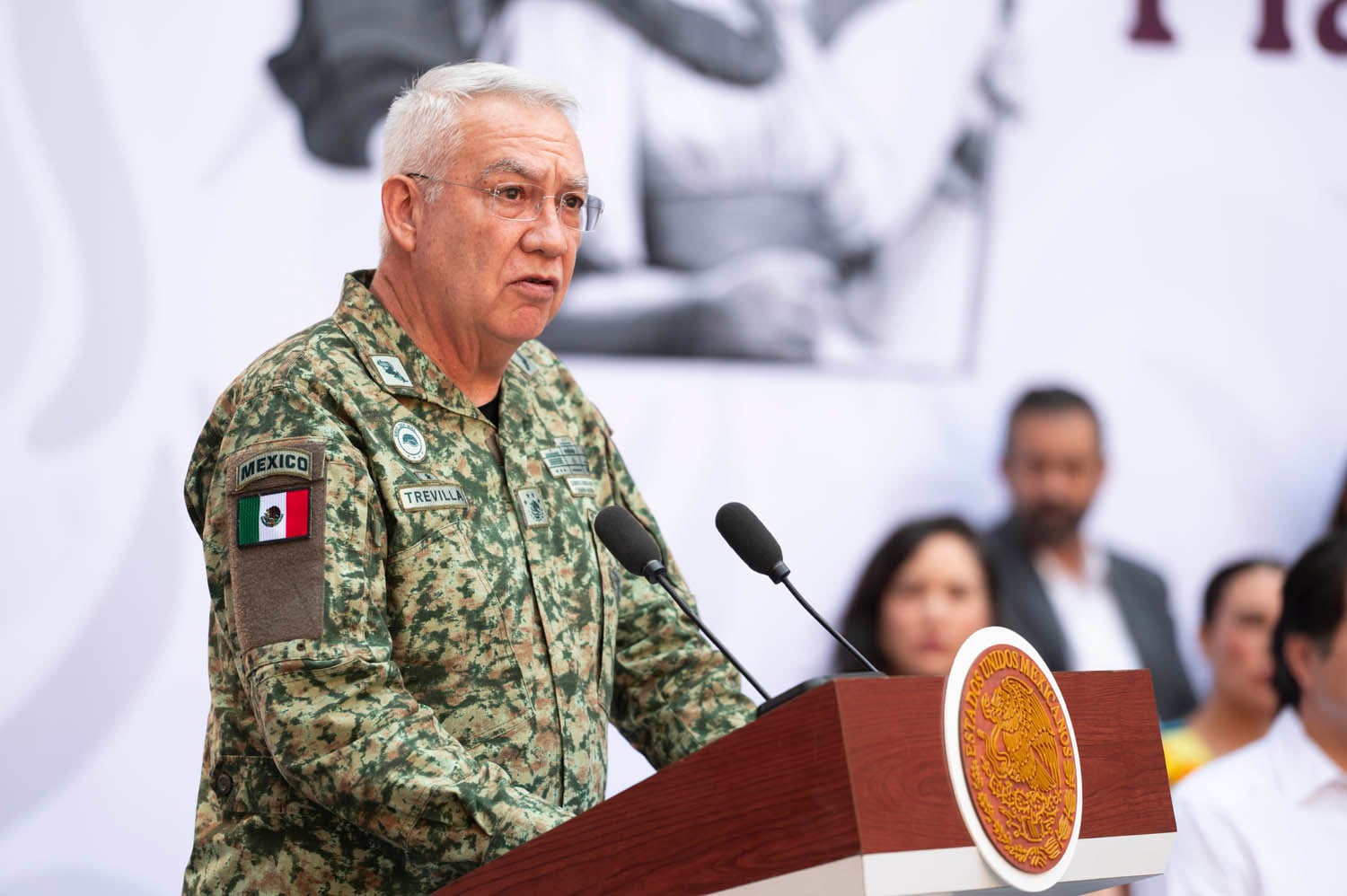 Foto: General Ricardo Trevilla Trejo, secretario de la Defensa Nacional/Presidencia.