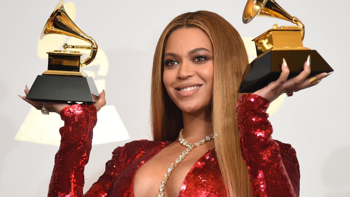 Beyoncé. La artista con más premios Grammy en la historia, con 32 galardones.