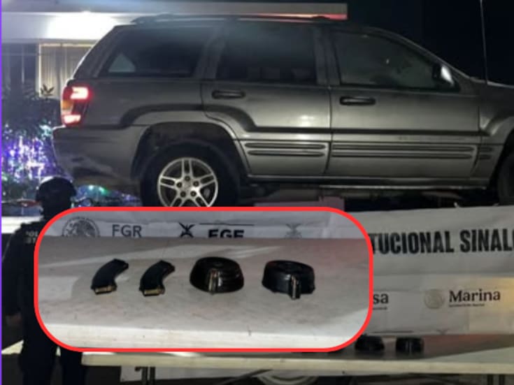 Camioneta blindada con placas robadas y arsenal oculto: operativo interinstitucional sacude Aguaruto, Culiacán