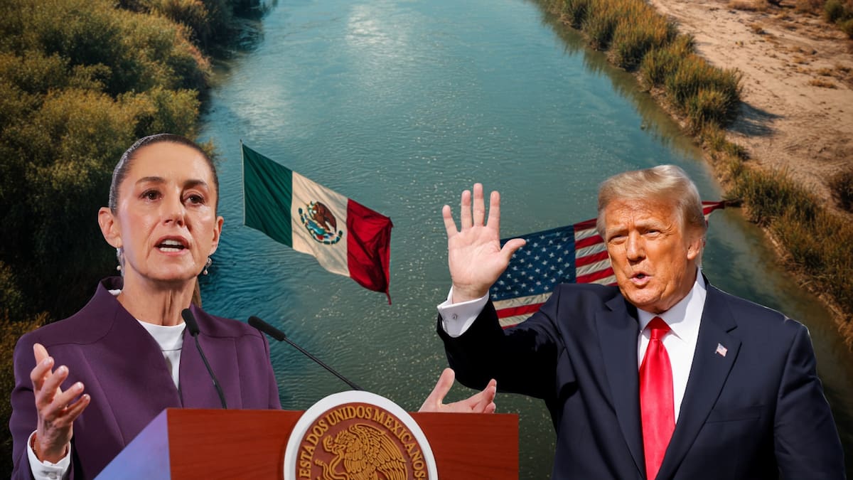México y Estados Unidos pactan entrega inmediata de agua del Río Bravo, fijan calendario hasta enero de 2026 y descartan violaciones al Tratado de 1944 en medio de sequía histórica y tensiones comerciales
