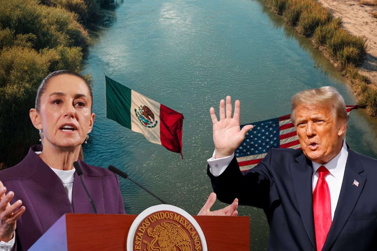 México y Estados Unidos pactan entrega inmediata de agua del Río Bravo, fijan calendario hasta enero de 2026 y descartan violaciones al Tratado de 1944 en medio de sequía histórica y tensiones comerciales