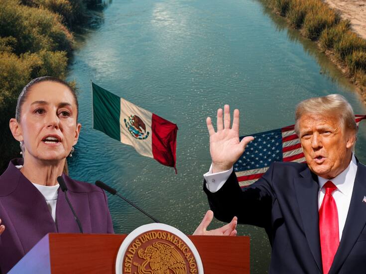 México y Estados Unidos pactan entrega inmediata de agua del Río Bravo, fijan calendario hasta enero de 2026 y descartan violaciones al Tratado de 1944 en medio de sequía histórica y tensiones comerciales