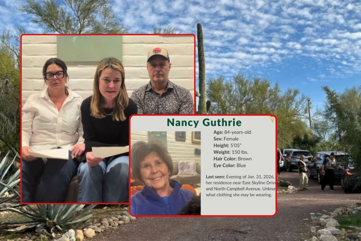 Savannah Guthrie pide pruebas de vida de su madre secuestrada en Arizona mientras el sheriff confirma allanamiento y amplía la búsqueda aún sin sospechosos