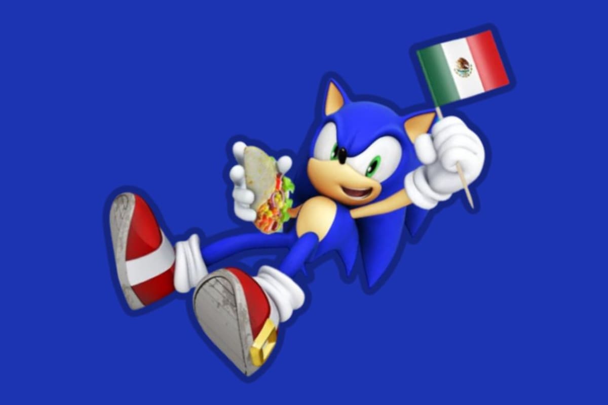 Sonic celebra el Día de la Bandera en México con imagen especial y se vuelve viral