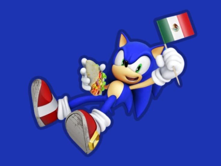 Sonic celebra el Día de la Bandera en México con imagen especial y se vuelve viral