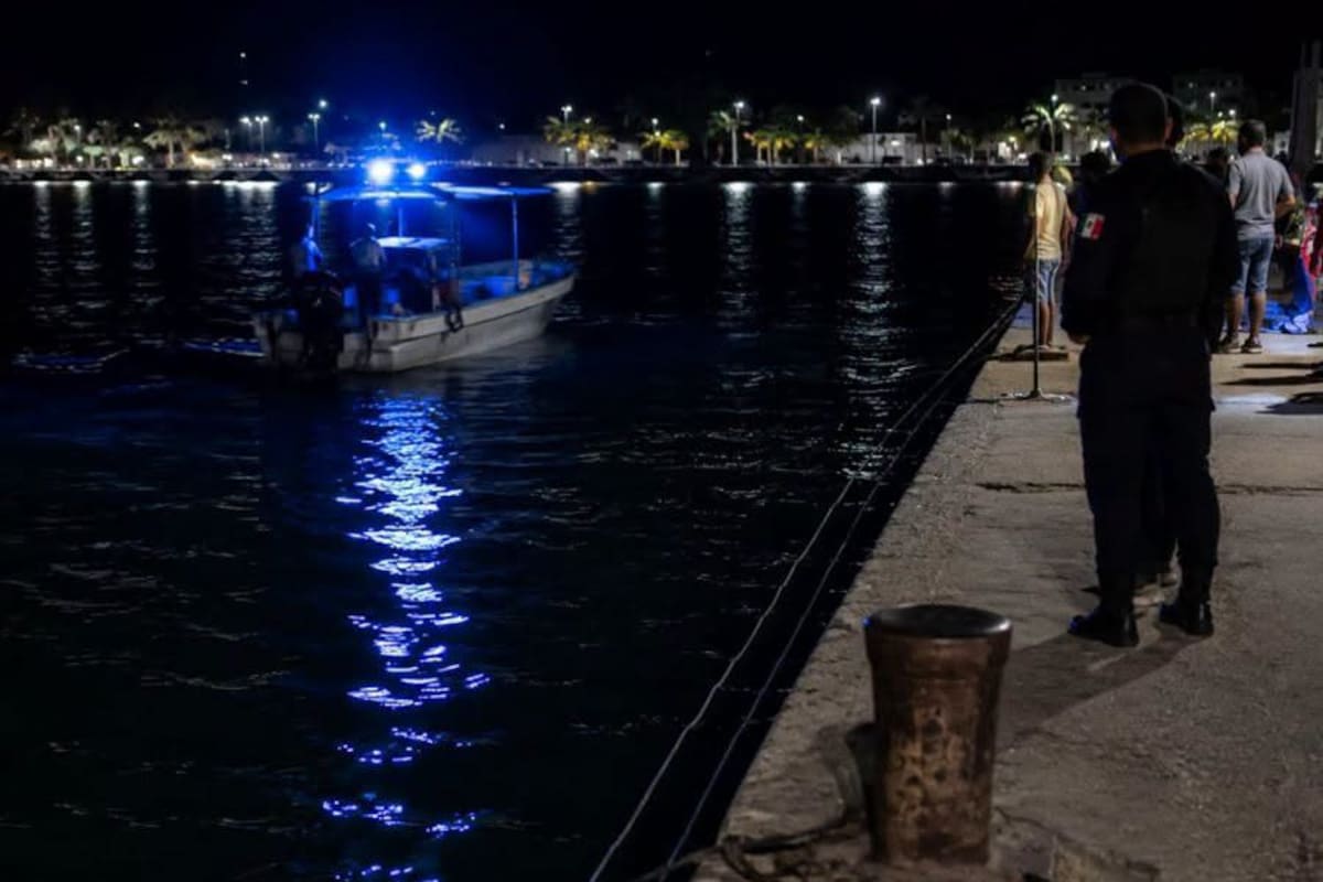 Turista de Mexicali fallece tras caer de una embarcación en costas de Yucatán