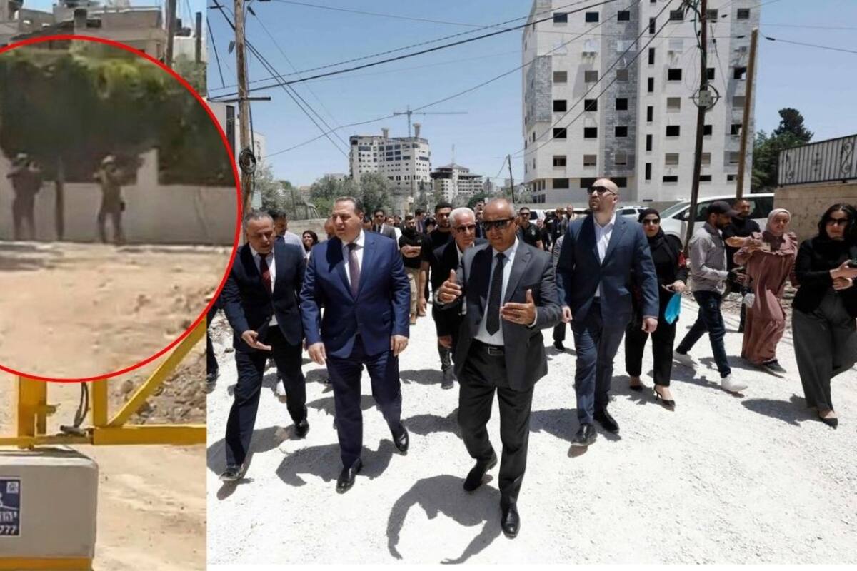 Tropas israelíes disparan a diplomáticos de México y otros países durante recorrido en territorio palestino en Cisjordania