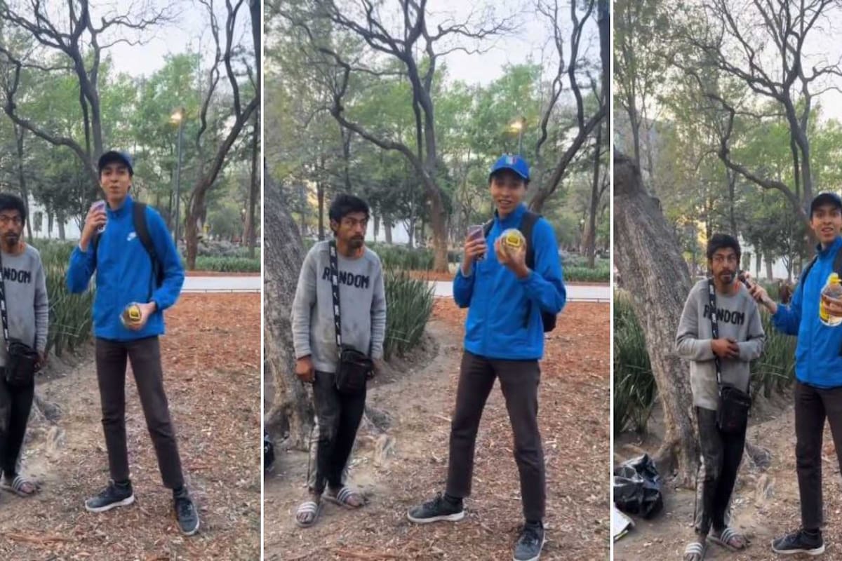 VIDEO: Joven que regala alcohol a personas en situación de calle causa polémica en redes
