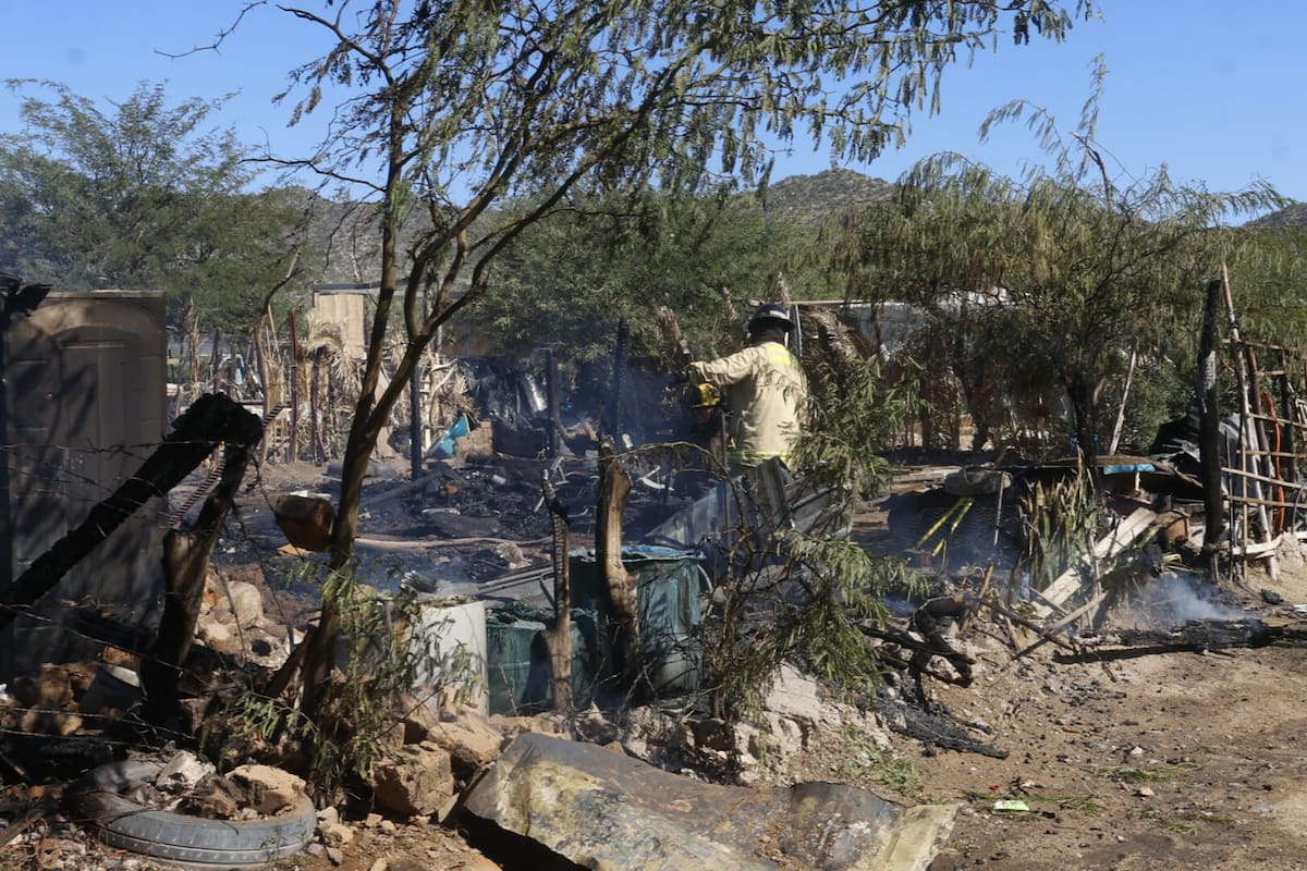 Mujer sufre quemaduras de primero y segundo grado tras incendio en vivienda de la invasión El Guayacán