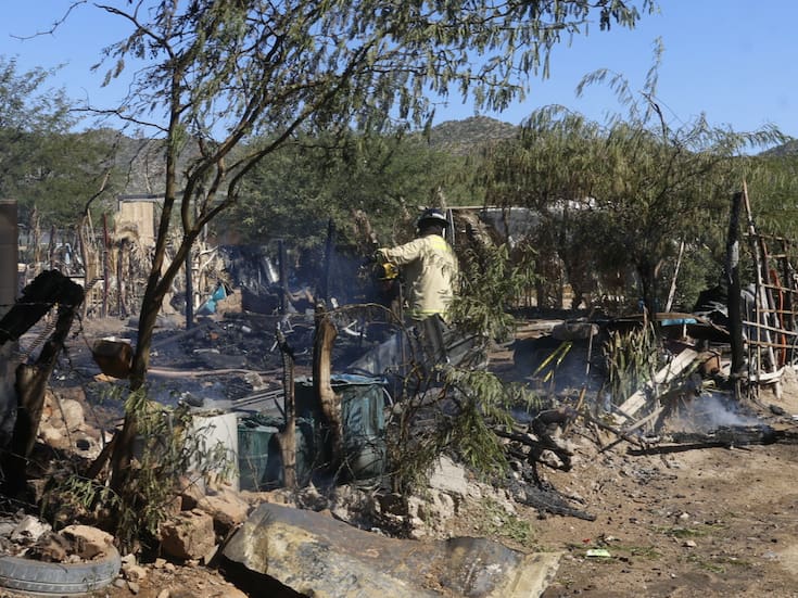 Mujer sufre quemaduras de primero y segundo grado tras incendio en vivienda de la invasión El Guayacán