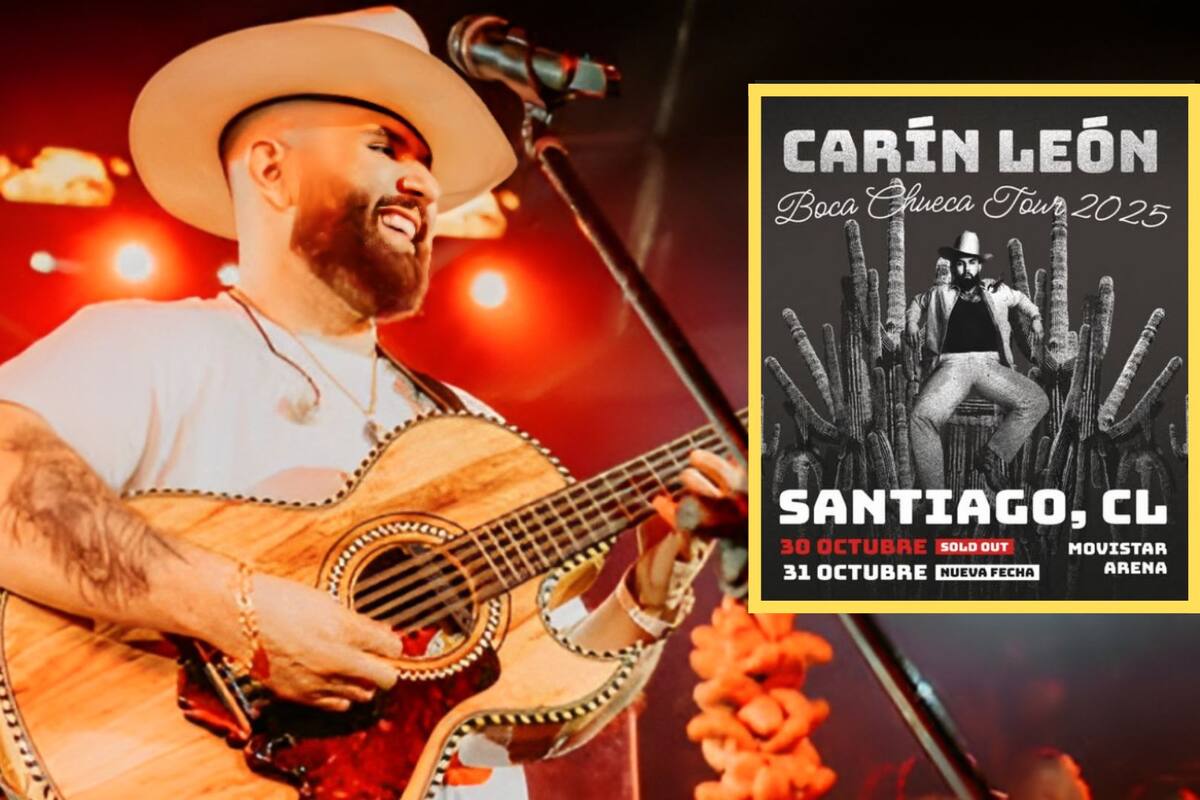 Carín León logra Sold Out en Chile y abre segunda fecha