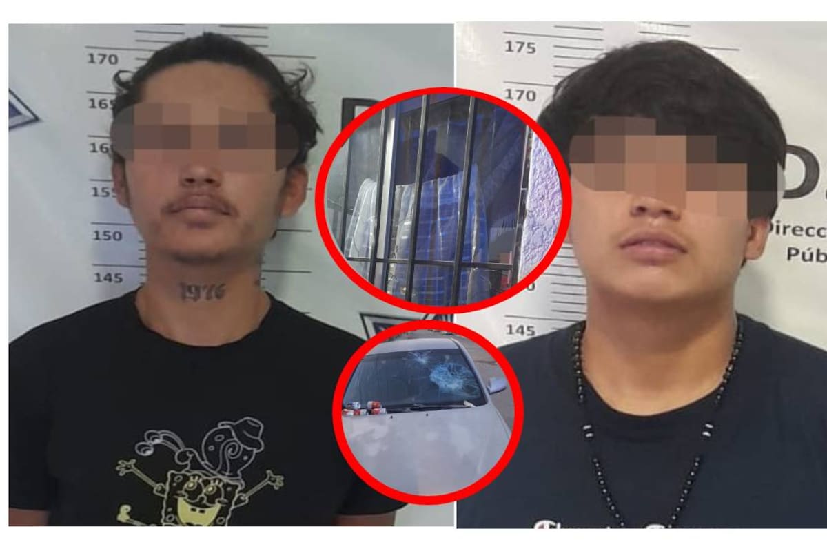 Jóvenes detenidos tras atacar a pareja y causar destrozos en Valle Puebla