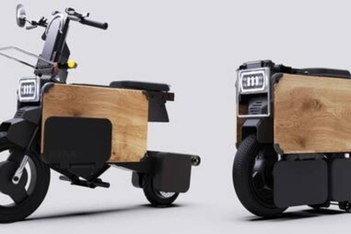 Crean moto eléctrica plegable