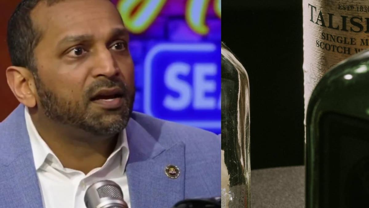 Sigue la polémica con Kash Patel director del FBI: Revelan que presuntamente regaló de botellas de whisky personalizadas y entregadas por él mismo; habrían sido transportadas en vuelos oficiales del Departamento de Justicia
