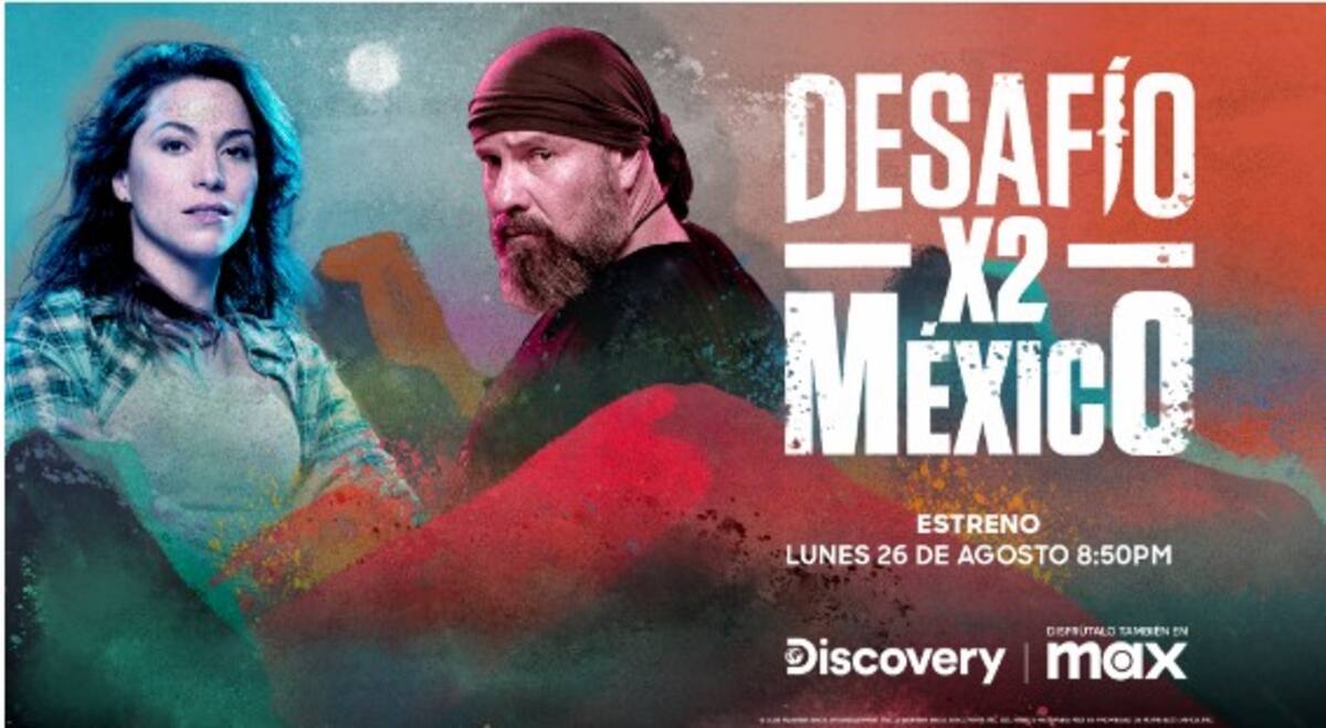 Fernanda Pérez y Luis Palma en 'Desafío X2 México'