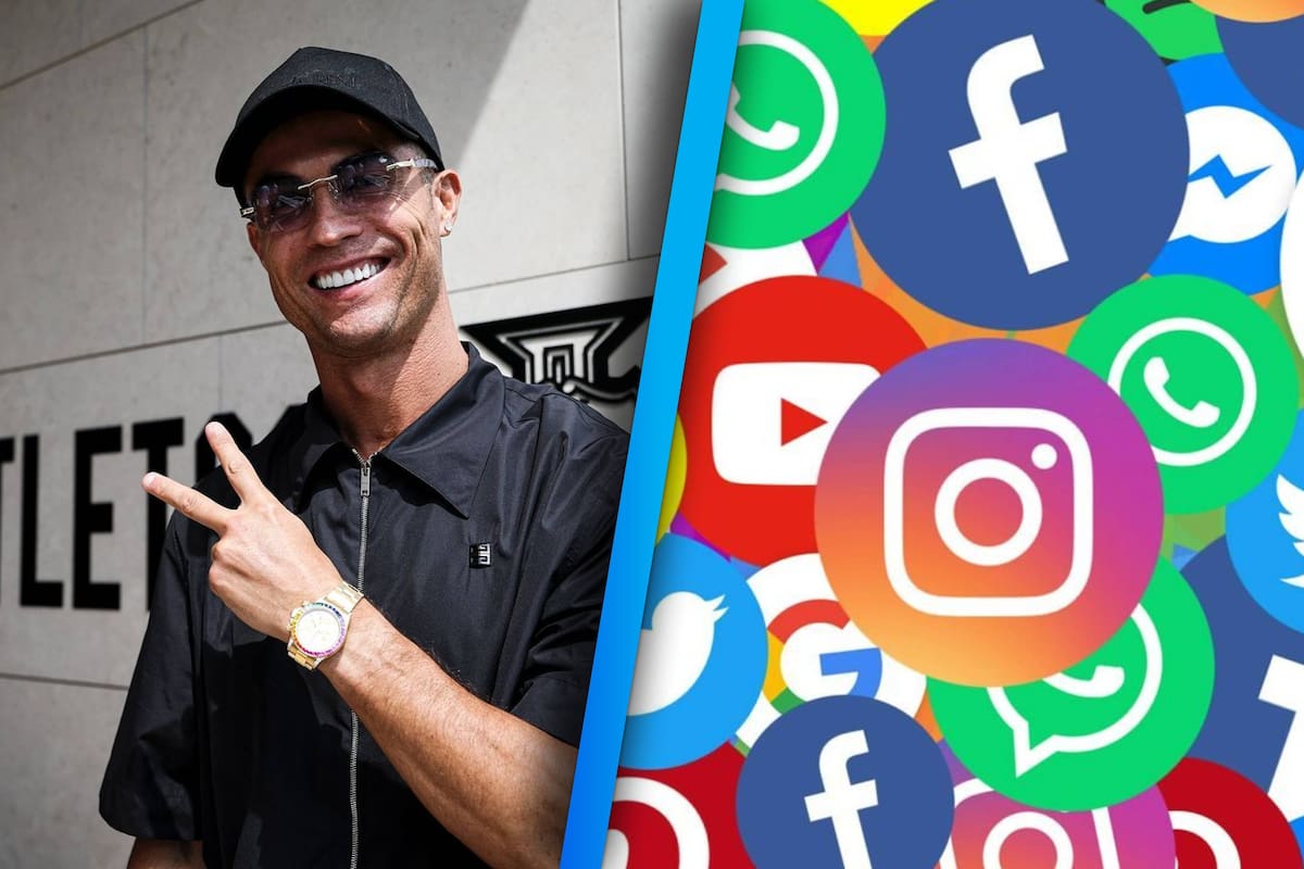 Cristiano Ronaldo celebra los mil millones de seguidores en sus redes sociales