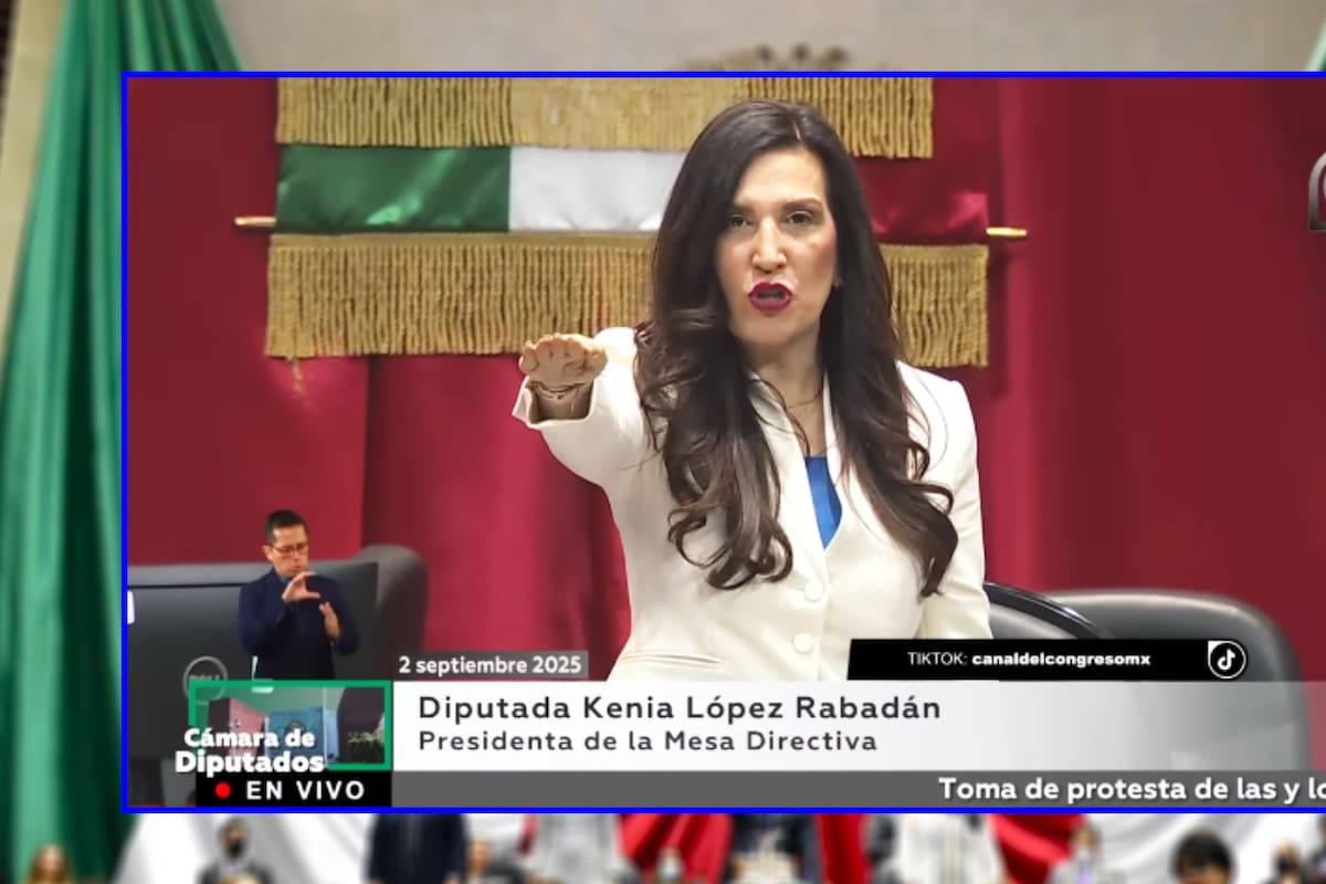 “No le quitaré el micrófono a nadie”: Kenia López Rabadán rinde protesta como presidenta de la Mesa Directiva de la Cámara de Diputados