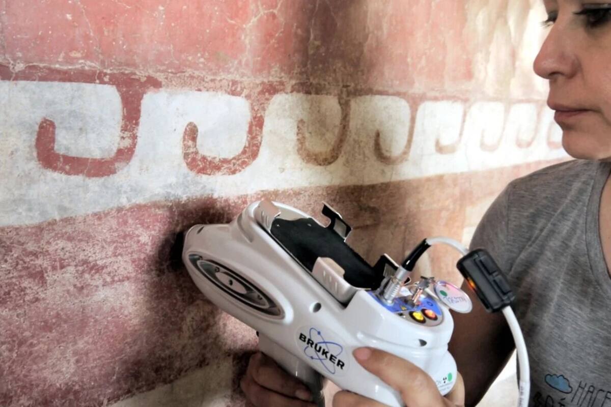 Cinabrio y hematita fueron utilizados en pintura mural de Teotihuacan