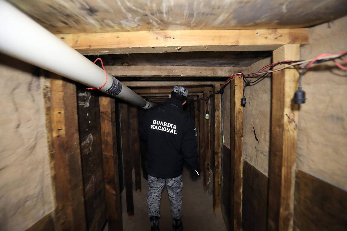 Túnel clandestino entre México y EU tenía 2 años operando bajo el Río Bravo