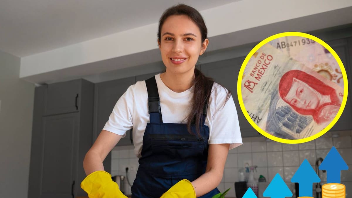 De aprobarse el aumento del salario mínimo del 12%, esto ganarían las trabajadoras del hogar en 2026