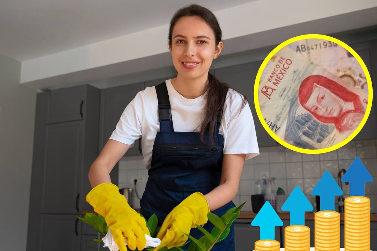 De aprobarse el aumento del salario mínimo del 12%, esto ganarían las trabajadoras del hogar en 2026