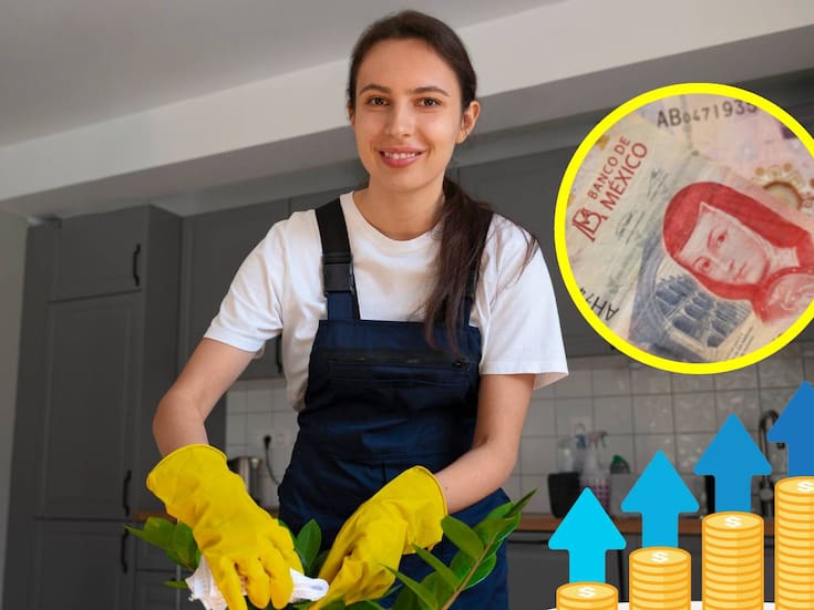 De aprobarse el aumento del salario mínimo del 12%, esto ganarían las trabajadoras del hogar en 2026