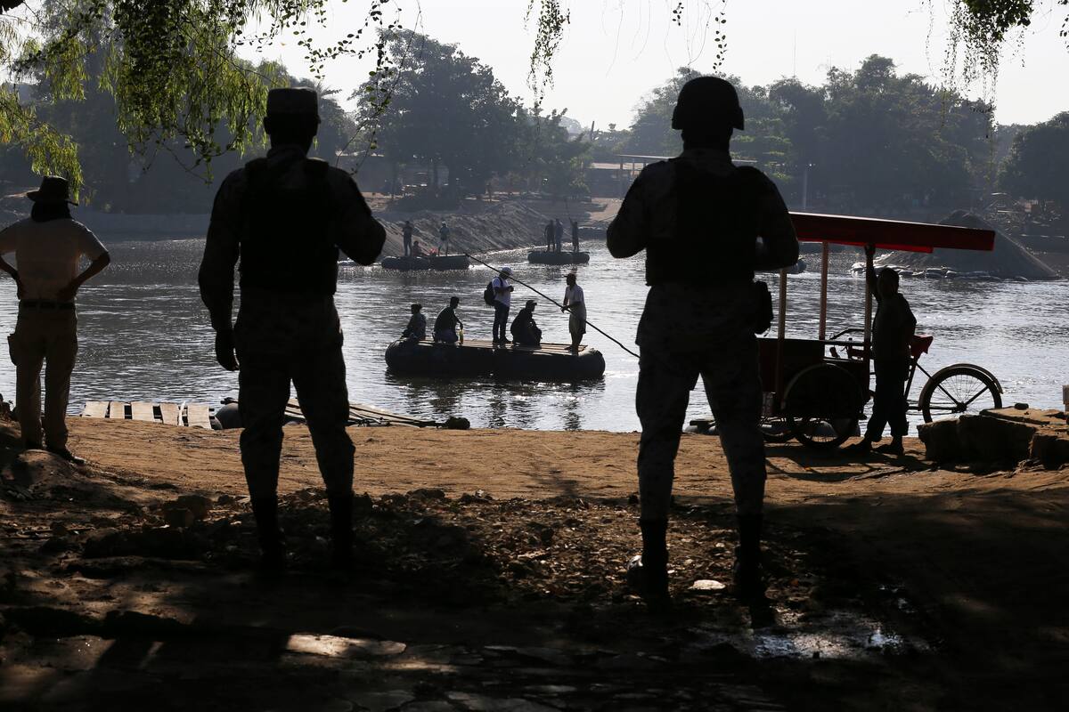 Frontera sur de México vuelve a la normalidad