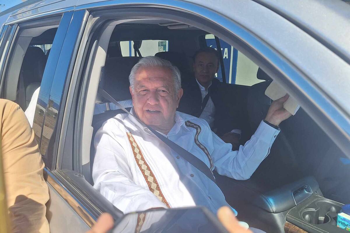 Visita de AMLO en Hermosillo: Supervisan sistema de Salud Pública