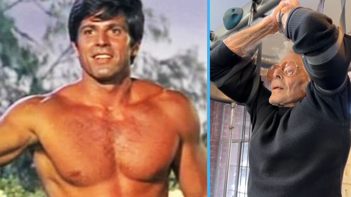 Jorge Rivero, galán del cine mexicano, sorprende al levantar pesas a sus 88 años (VIDEO)