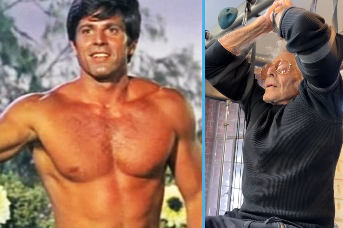 Jorge Rivero, galán del cine mexicano, sorprende al levantar pesas a sus 88 años (VIDEO)
