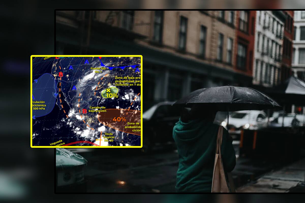 Primer frente frío, lluvias intensas y temperaturas extremas impactarán estas regiones de México (Pronóstico de hoy lunes 2 de septiembre)