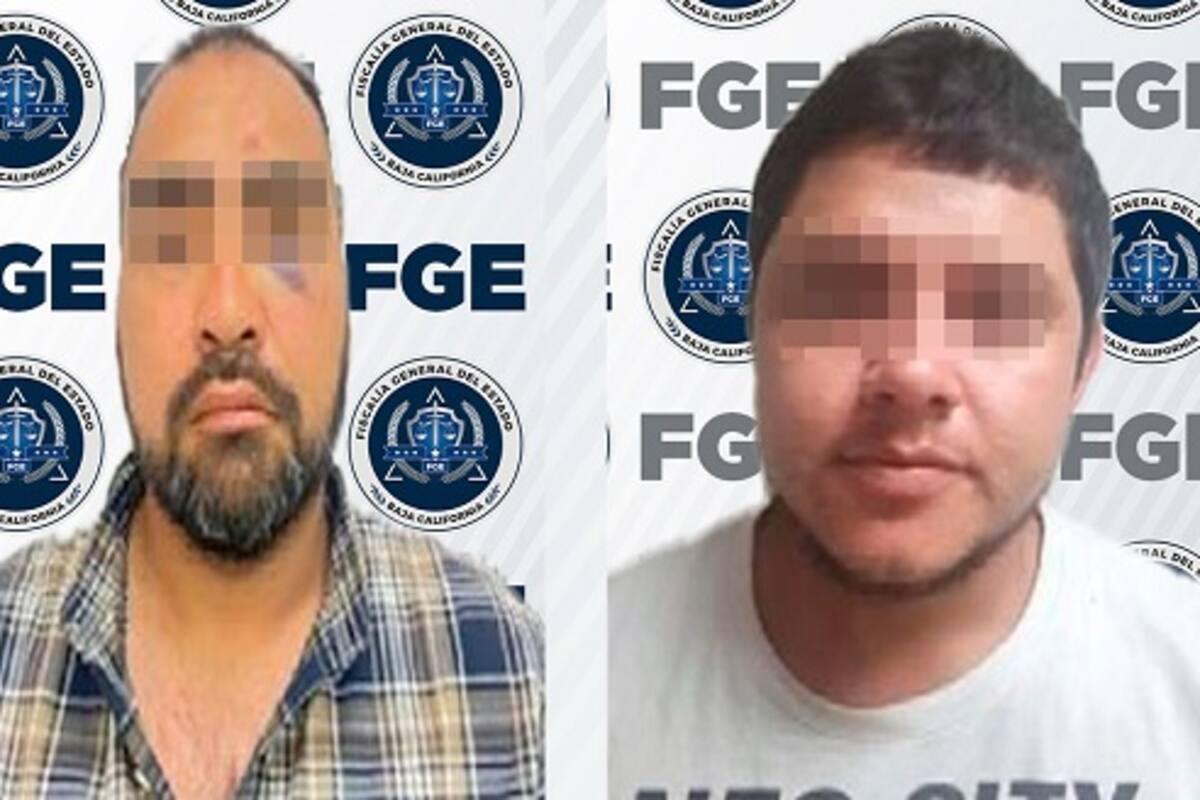 Caen dos sujetos por violencia familiar y daños durante choque