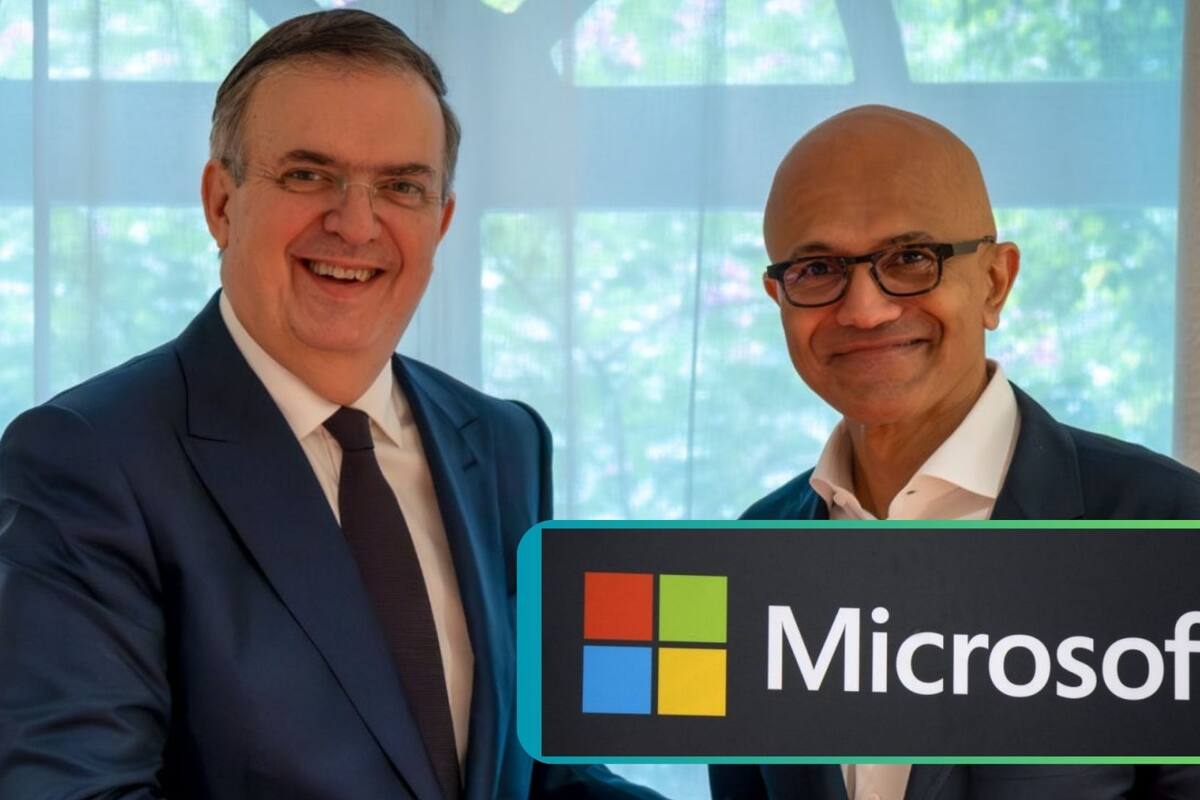 Microsoft anuncia inversión de 1,300 millones de dólares en inteligencia artificial y nube en México