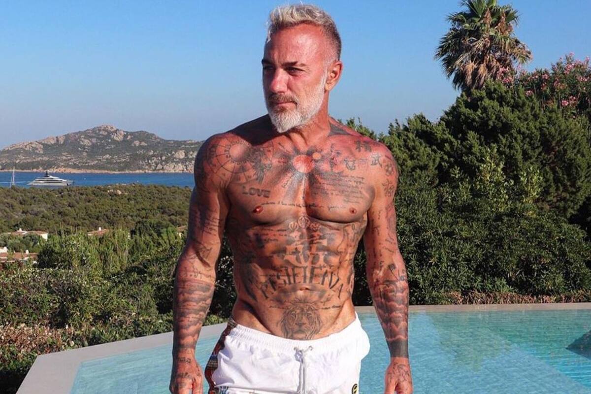 Así celebró 3 meses de su hija Gianluca Vacchi: ¡Bailó en falda escocesa!